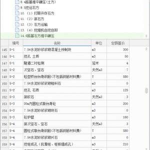 公路工程劳务报价-同望软件版